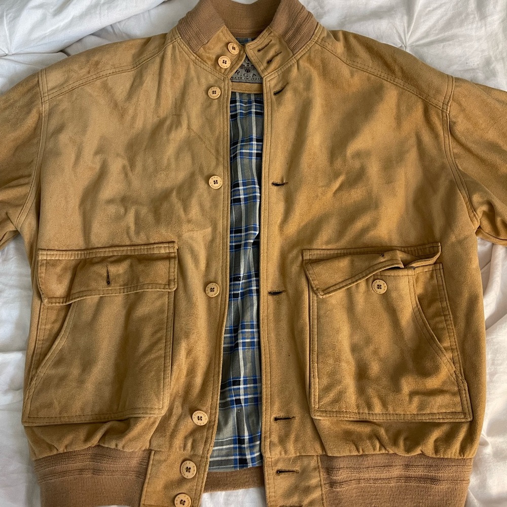 Unisex Reportage Made in Italy Suede Jacket